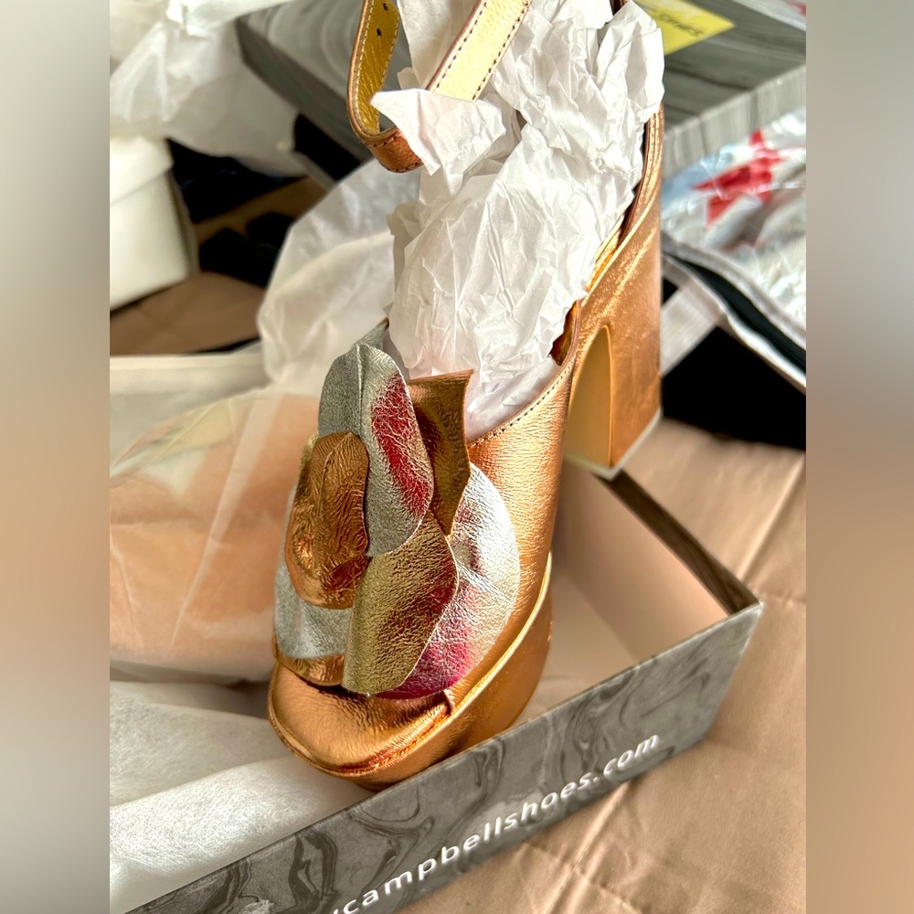 Jeffrey Campbell Platform Flower Heels